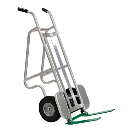 Valley Craft Valley Craft Aluminum Deep Frame Mini Pallet Truck Penumatic Wheels F84906A F84906A4